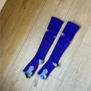 Purple and Gray Socks